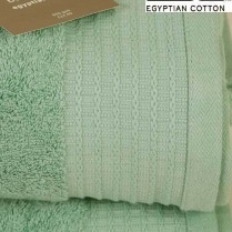Pack of 2 Mint Green Egyptian Cotton 650gsm Towel Large Bath Sheet
