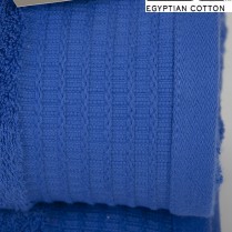 Pack of 2 Royal Blue Egyptian Cotton 650gsm Towel Large Bath Sheet