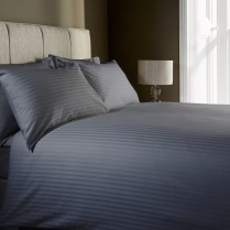 400 Thread Count Grey Slate Classic Stripe Pillowcases