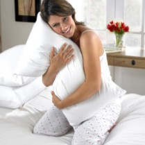 Pair of Super King Size Bolster Pillows and Free Pillowcases