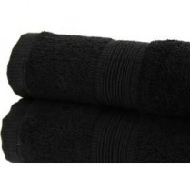 Black 500gsm Hand Towel