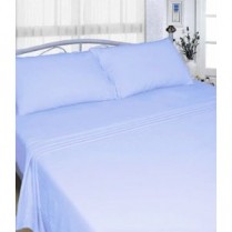 Sky Blue Flannelette Sheet Set