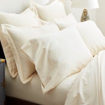 800 Thread Count Cream Boutique Stripe Duvet Covers