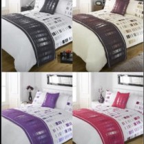 5pc Staten Design Bed in a Bag Bedding DUVET QUILT COVER SET + CUSHION COVER + BED RUNNER
