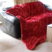 Chili Pepper Red Mink Throw