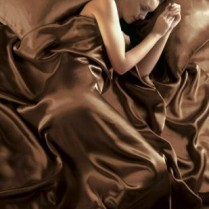 Chocolate Brown King Bed Size Satin Complete Duvet Cover Bed Set