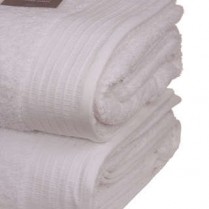 Pack of 2 White Egyptian Cotton 650gsm Towel JUMBO Bath Sheet